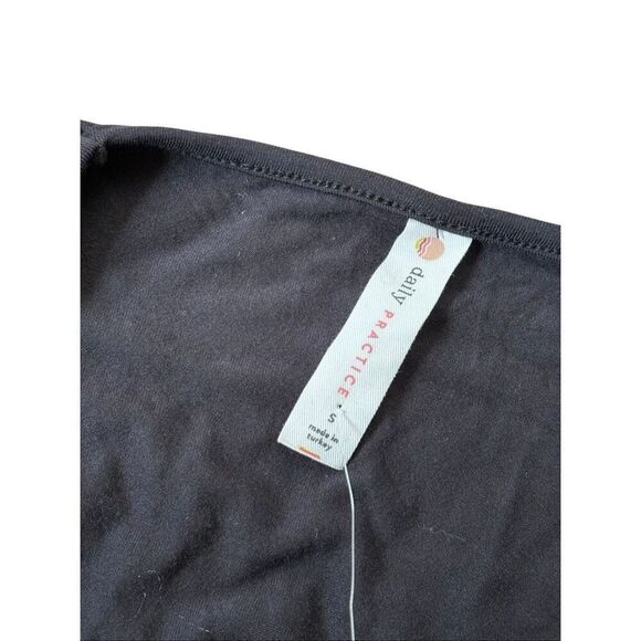 NEW Anthropologie The Daily Practice Robi Wrap Jumpsuit size S Black Athleisure - Picture 4 of 11